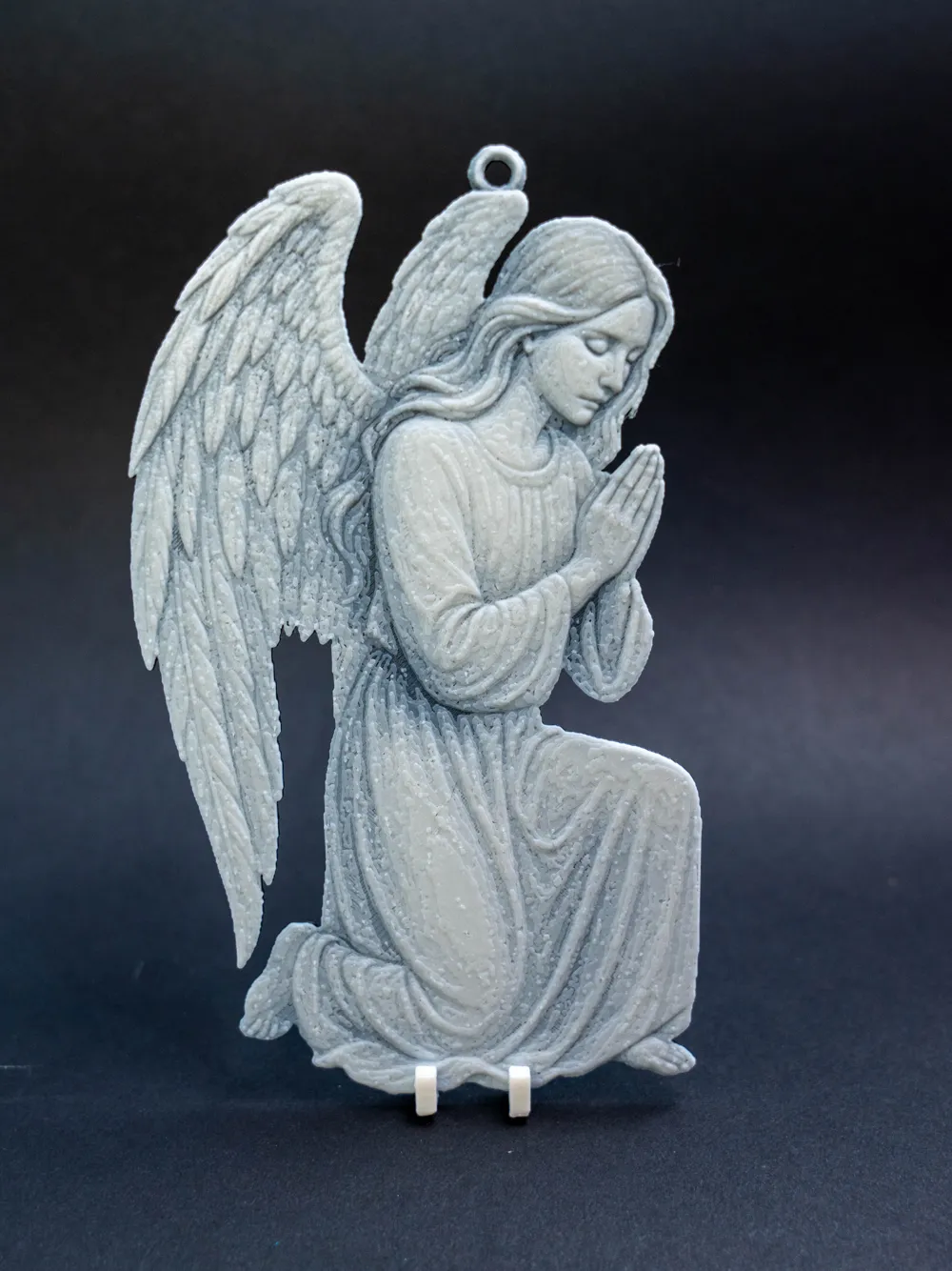 Kneeling Angel Christmas Bauble Ornament Decor - Free 3D Print Model ...