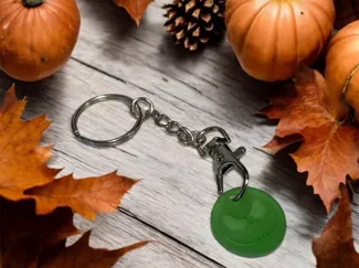 Halloween Jack Trolley Coin One Pound coin