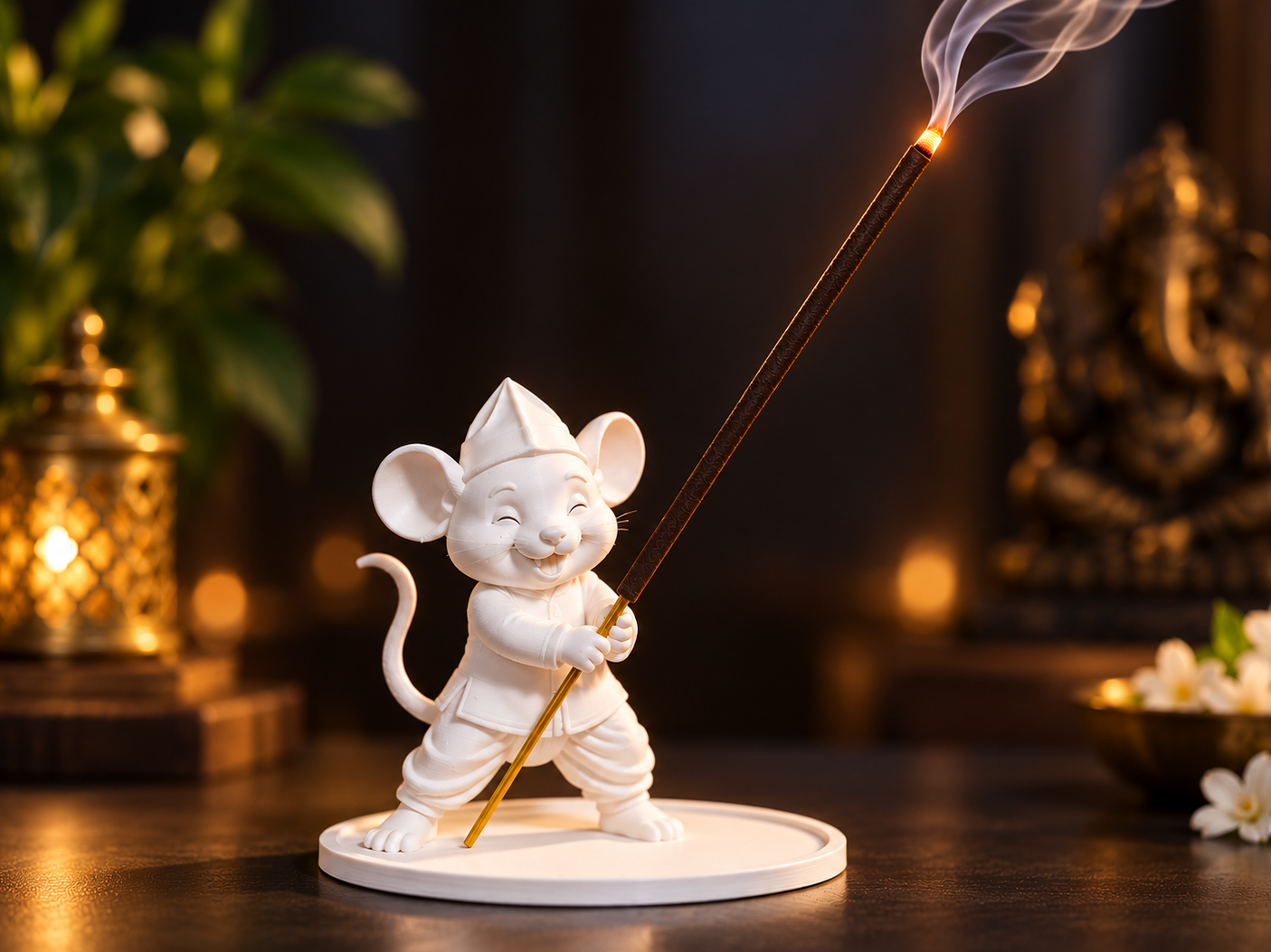 Mushak Raj – Traditional incense stick Stand - 1