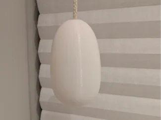 Blind pull cord knob