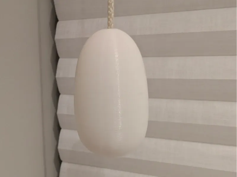 Blind pull cord knob