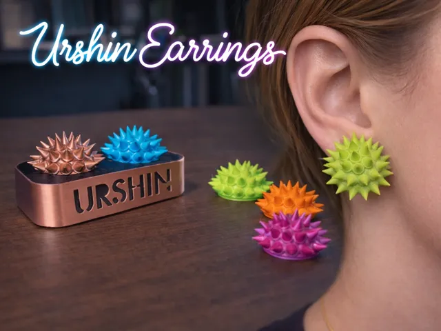 URSHIN Earrings – Bold and Spiky