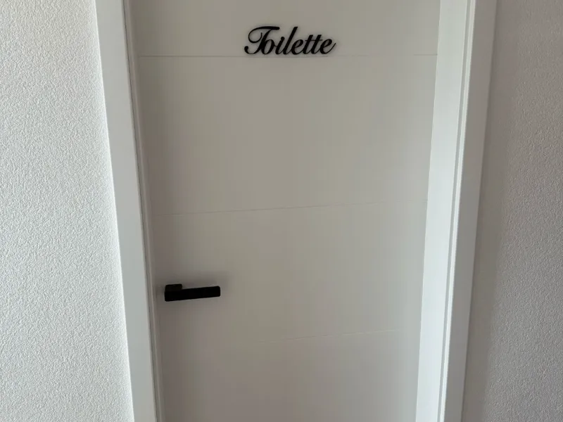 Toilettenschild 