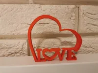 Ornement décoratif LOVE — Saint-Valentin — photo 3