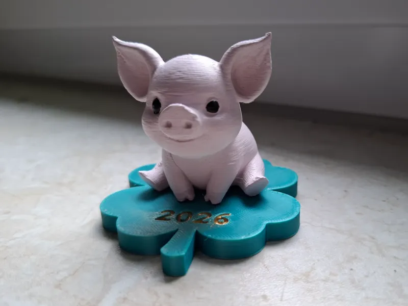 New Year lucky pig - Silvester