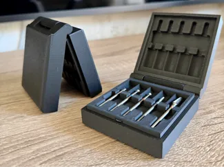 Nail Drill Bit Storage Box