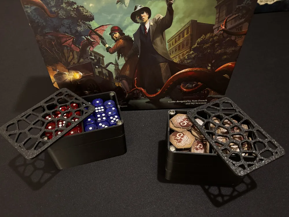 Arkham Horror Revised Core Token box - Free 3D Print Model - MakerWorld