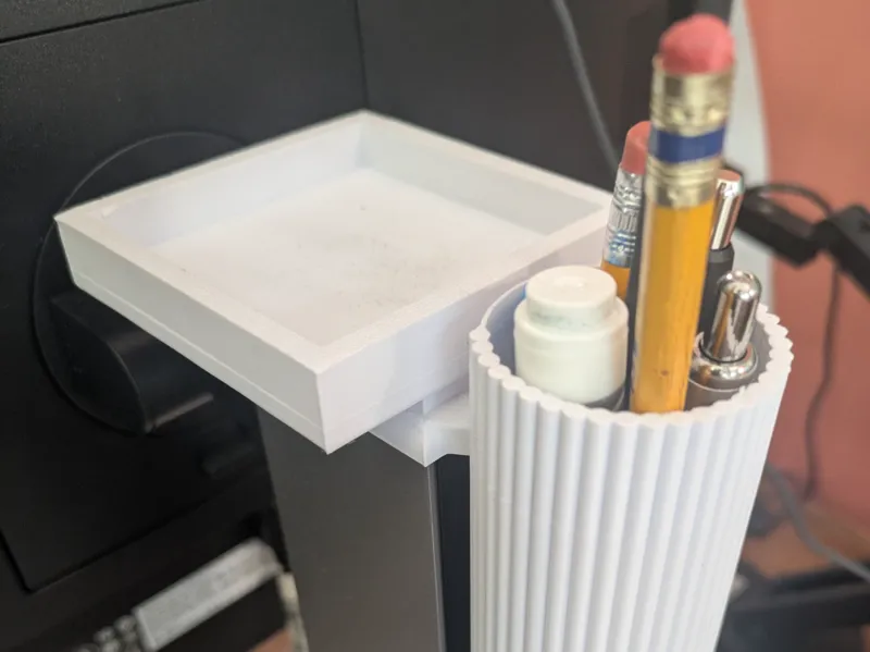 computer-attachable pencil holder
