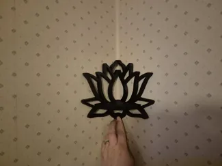 Lotus Flower Corner Shelf NO Mounting!