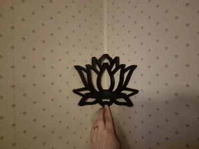 Lotus Flower Corner Shelf NO Mounting!
