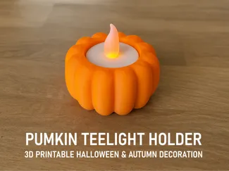 Pumpkin Tealightholder Halloween Autumn Decoration