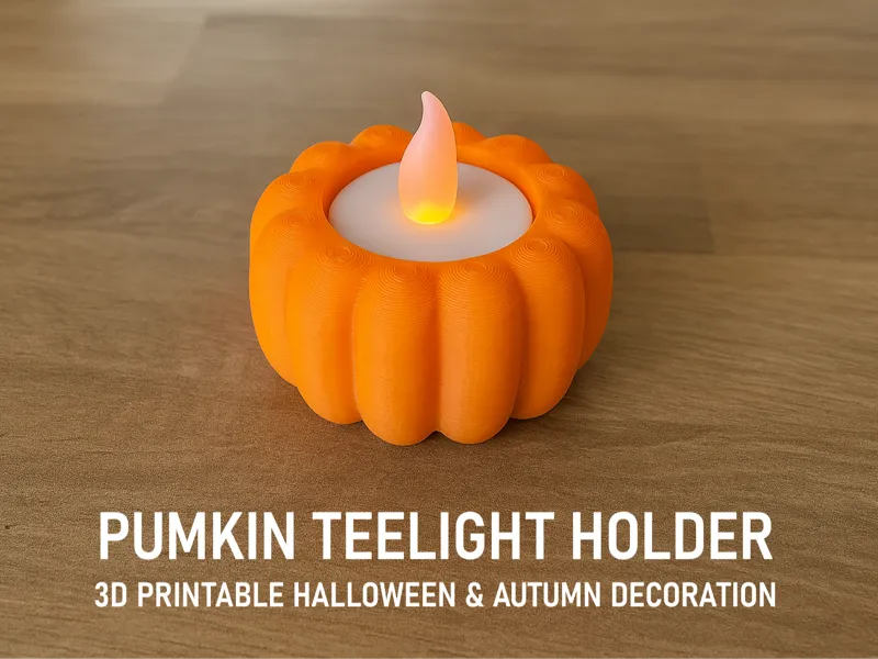 Pumpkin Tealightholder Halloween Autumn Decoration