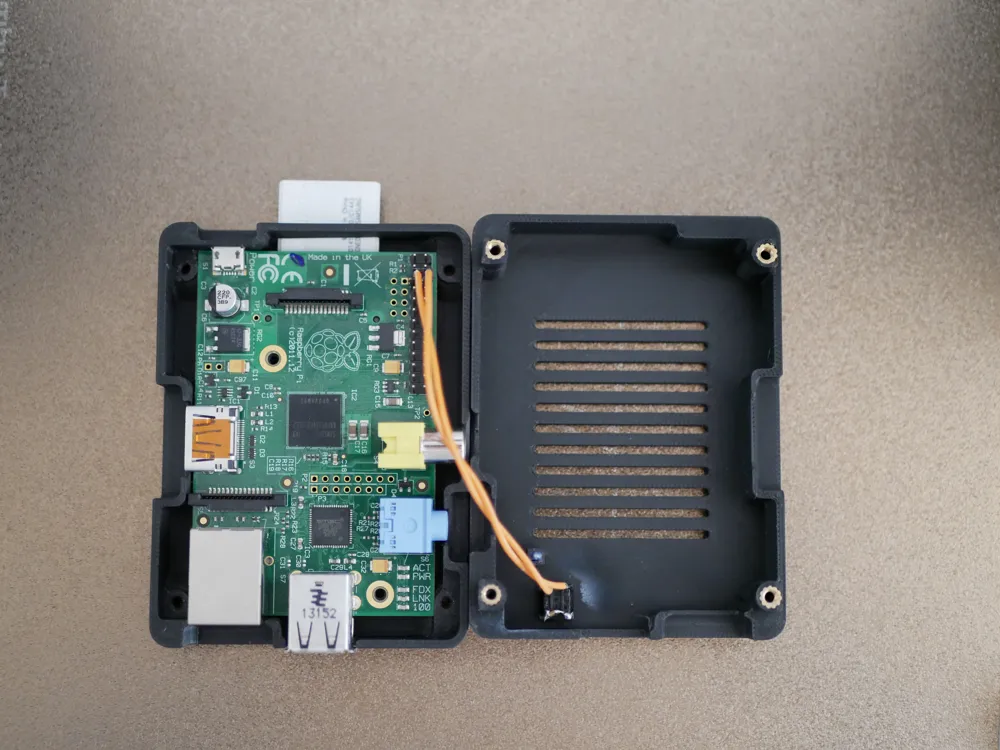 Raspberry Pi Button Box Raspberry Pi 1B Case with Power Button - Free 3D Print Model - MakerWorld