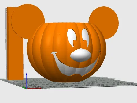 Mickey Halloween Pumpkin Holder without holes