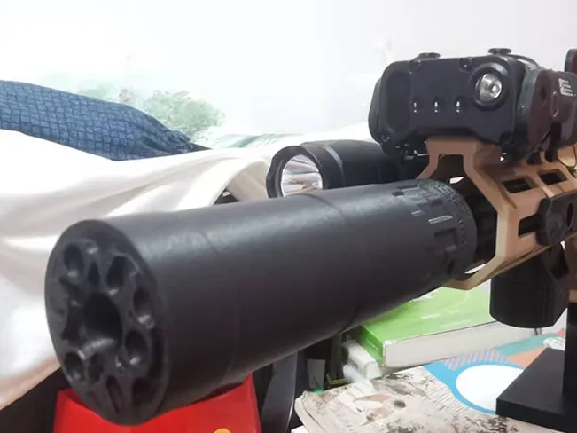 Noveske 9 N9 CGS MOD 9水弹airsoft消音器模型 14逆牙 Noveske9