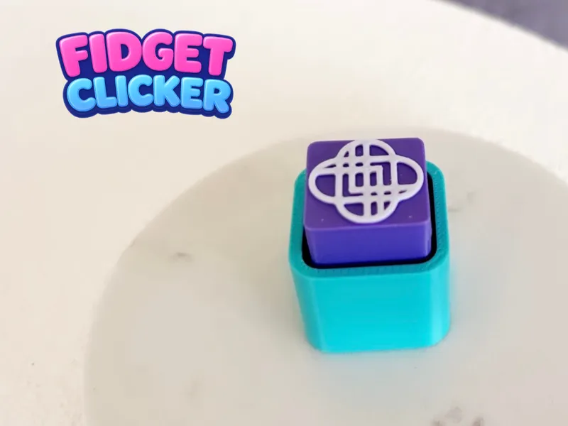Kpop logo Keycap fidget clicker 