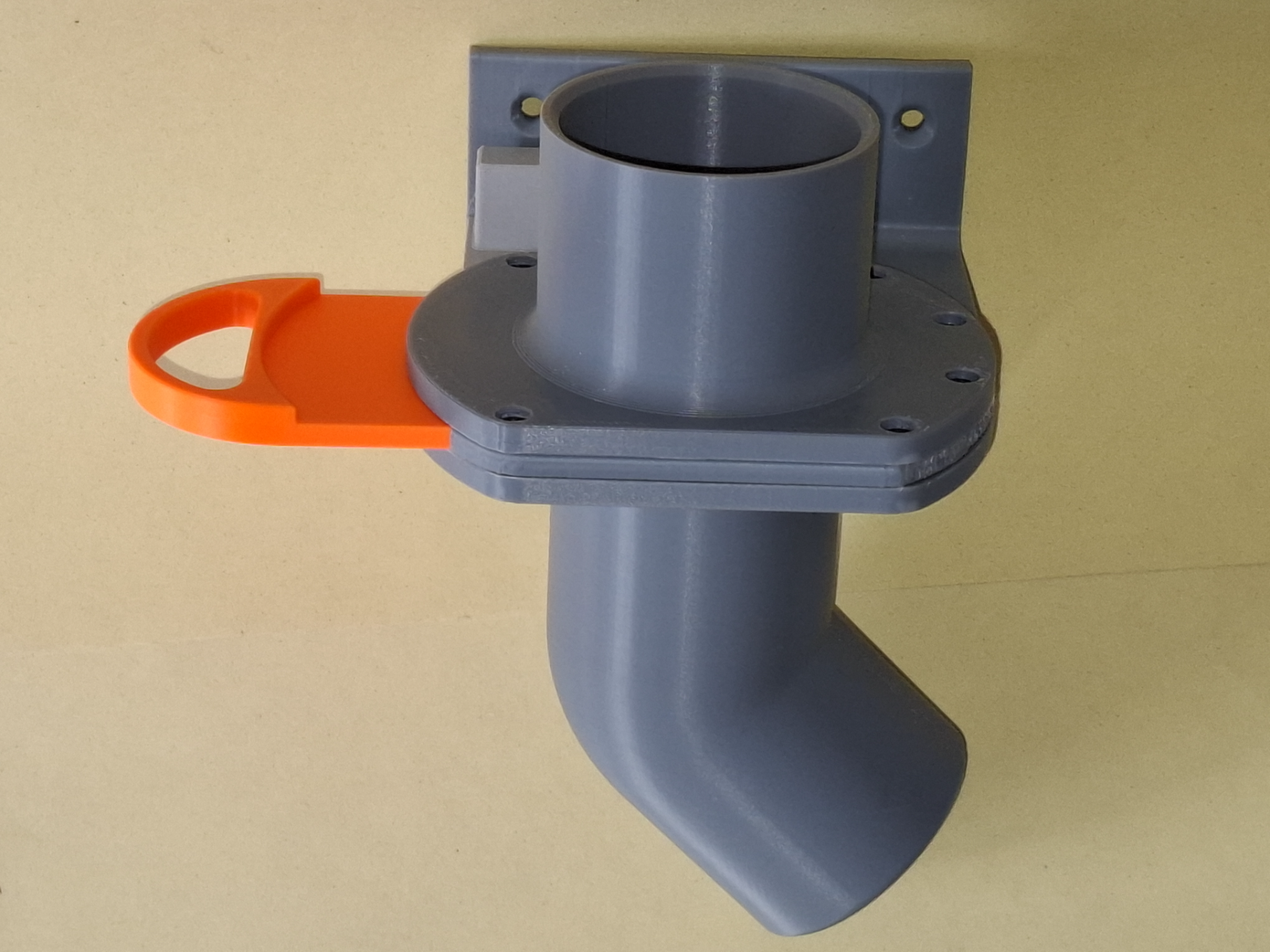 Stop valve with switch / Sperrschieber