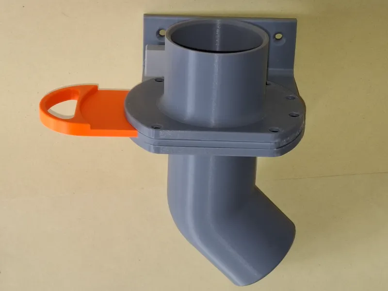 Stop valve with switch / Sperrschieber