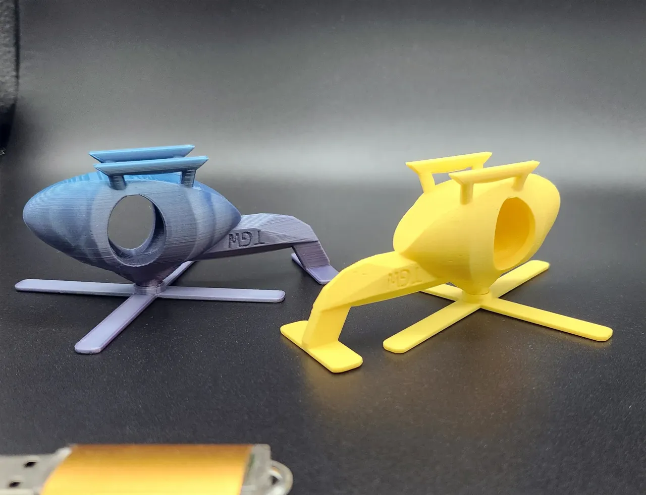 Print in Place Helicopter - No Supports view 4