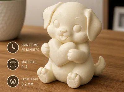Puppy Love – Mini Heart Holder
