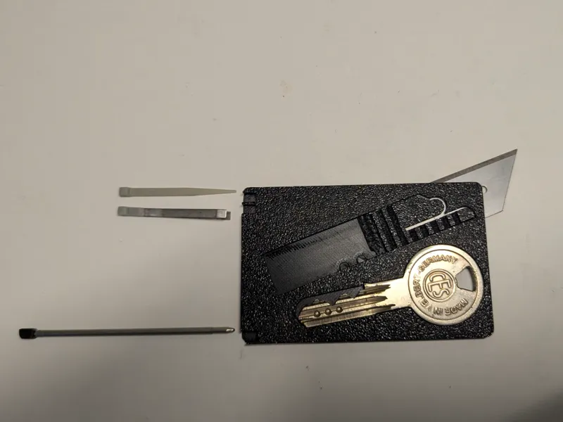 EDC Tool Card; Swiss Card; Credit Card Multitool