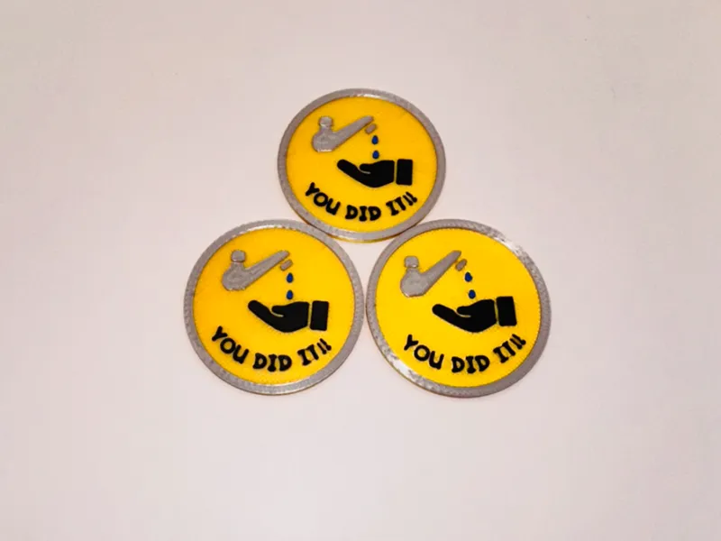 Toddler Reward Coin Hand Washing Coin
