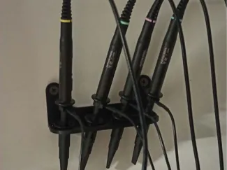 Oscilloscope probe holder