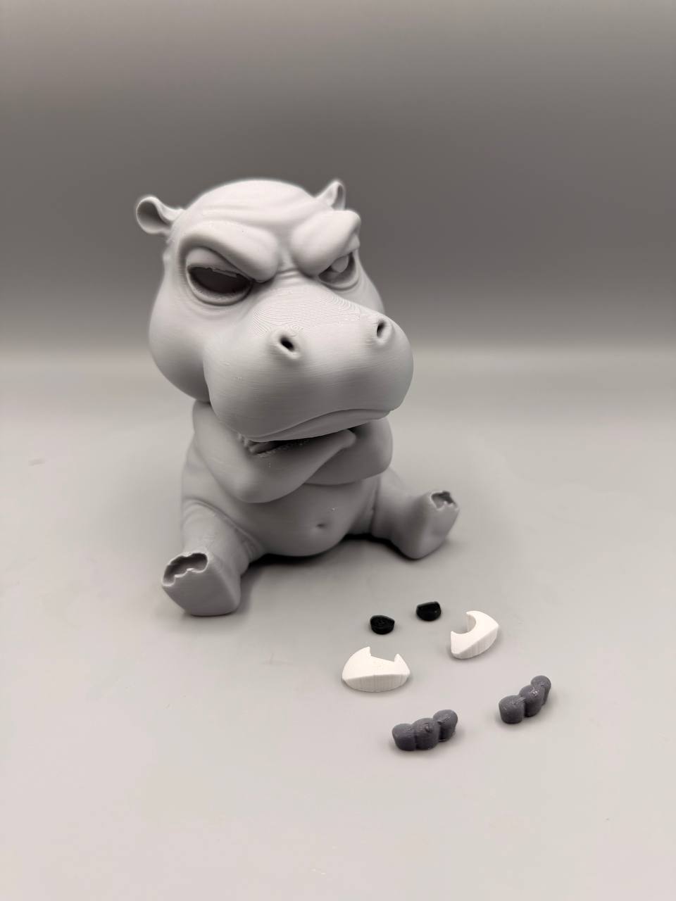 Grumpy Hippo - 1