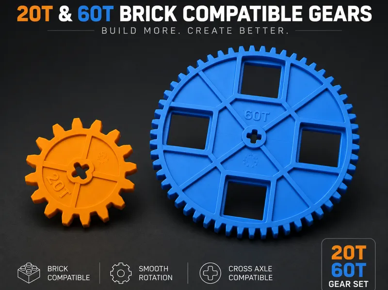 Brick Compatible Gears