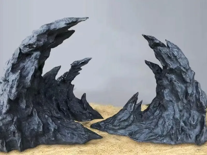 鱼缸假山造型