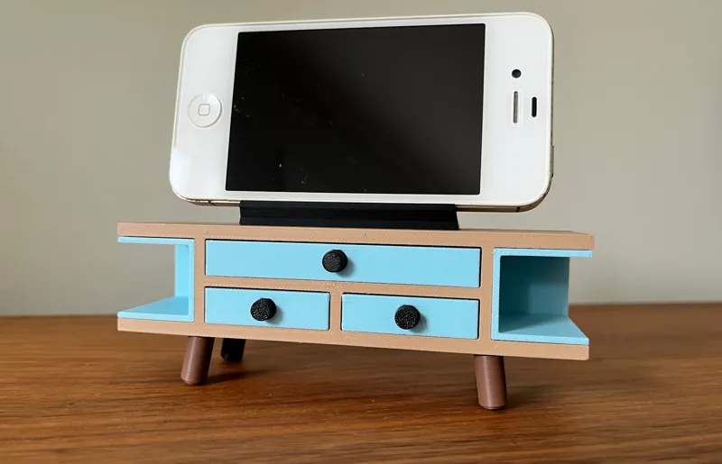 MCM TV Stand Style Phone Mount