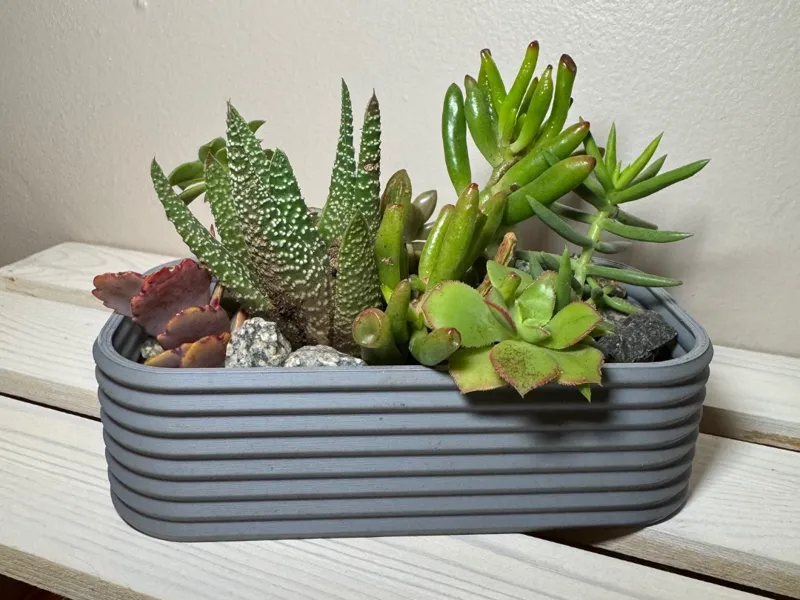 Corrugated Planter