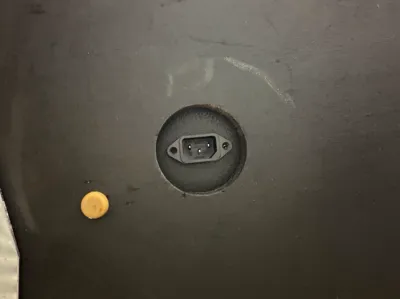 Pinball IEC plug adapter plate