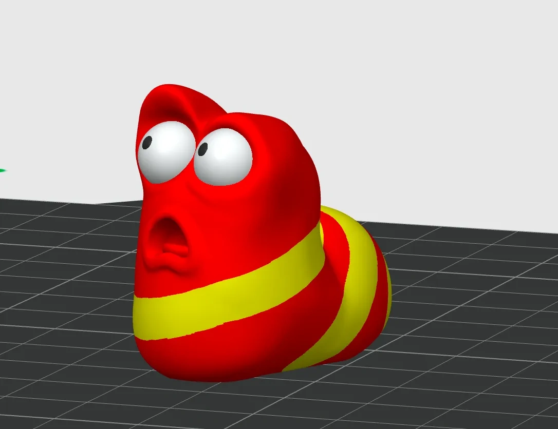Miniatura 1 do modelo 3D 爆笑虫子(红虫)