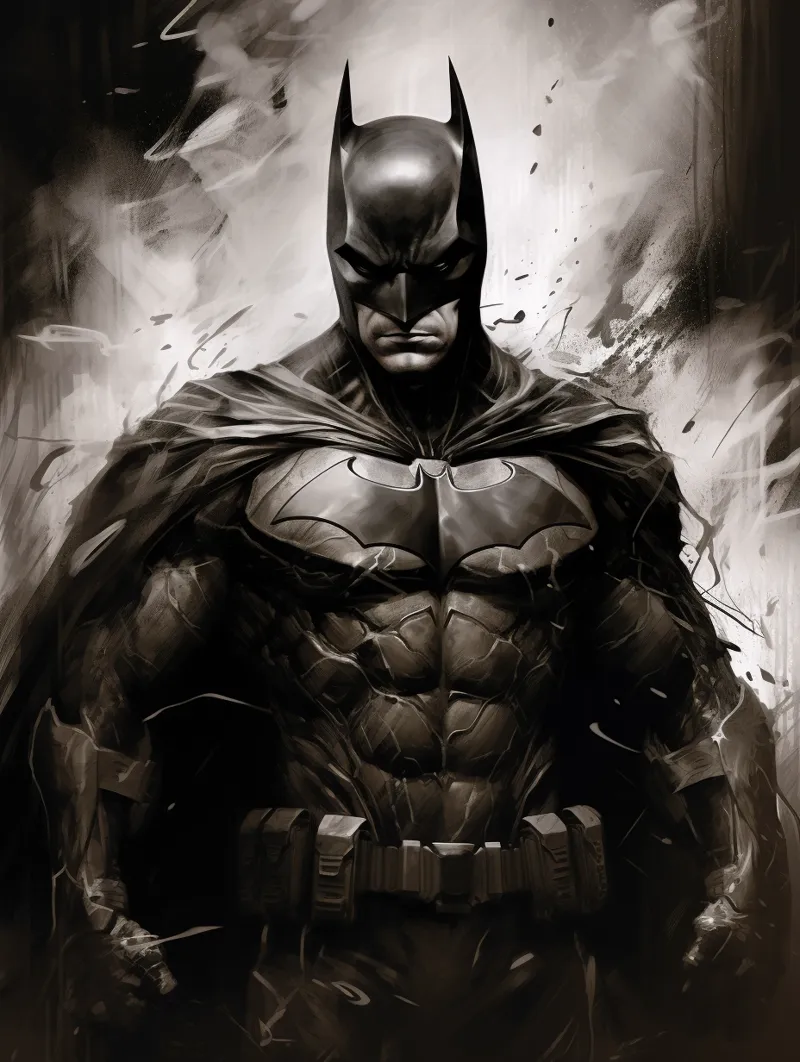 batman relief created using Hueforge