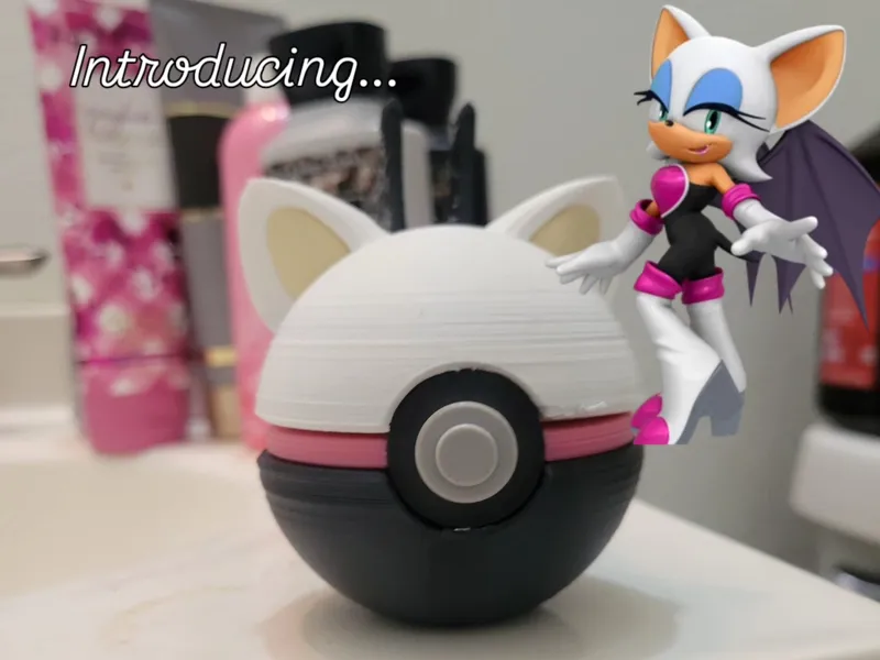 Rouge The Bat Pokeball