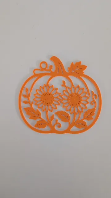Adorno temático: Sunflower Pumpkin – Autumn Wall Decor — vista de referencia 3