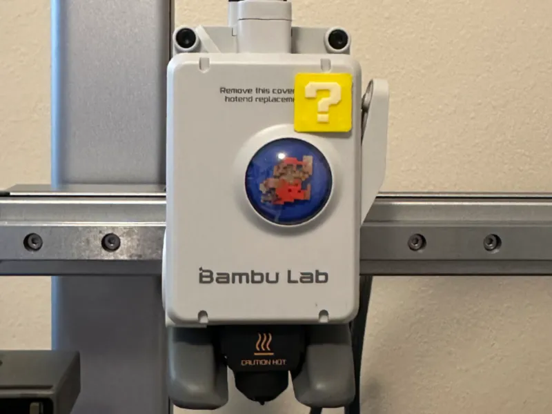 Super Mario 8-Bit Extruder Wheel