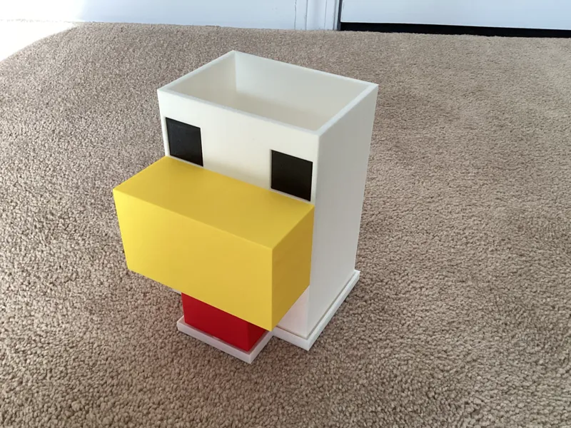 Minecraft Chicken Plant Pot