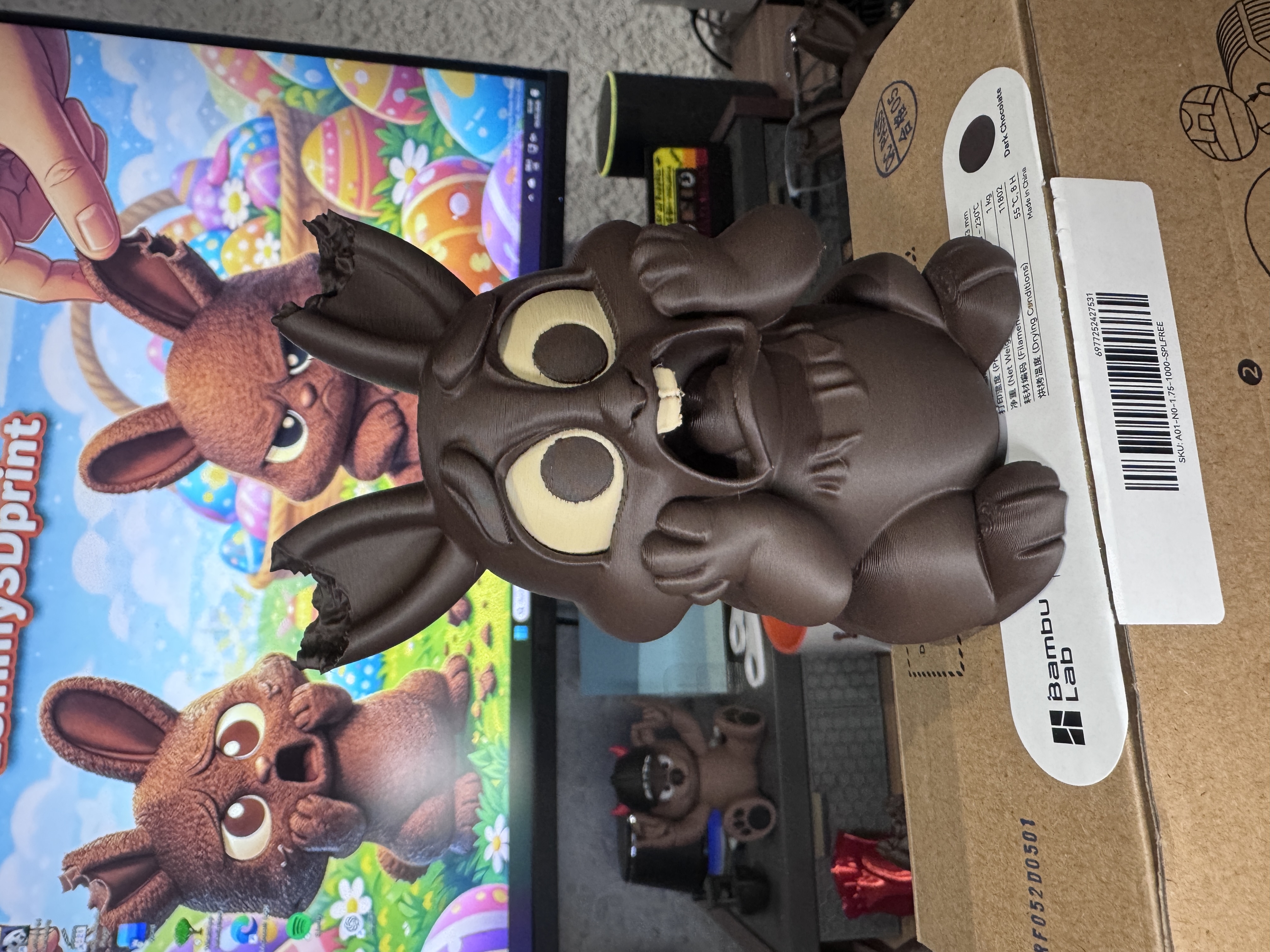 Andy Waehol、CHOCOLATE BUNNY、海外版超希少レゾネ Shocked Chocolate Bunny 2.0 - Free 3D Print Model - MakerWorld