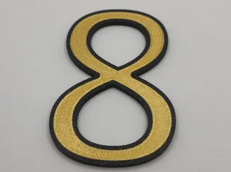 Dual color number eight - 8