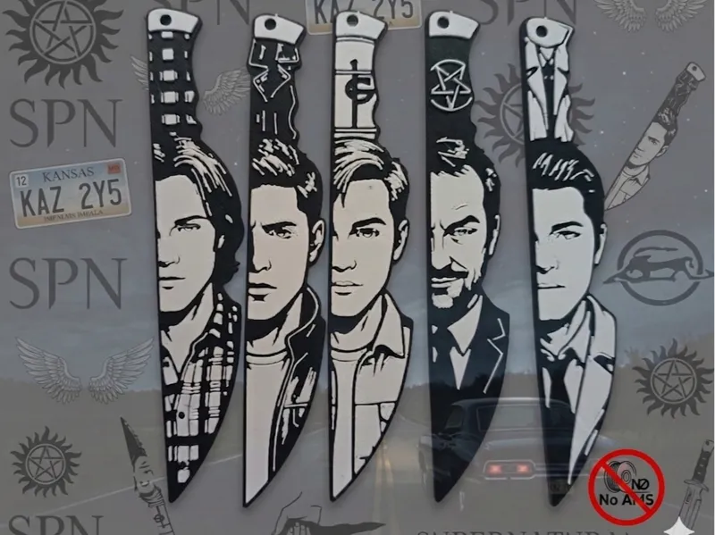 Supernatural Blade : Bookmarks & Keychain (No AMS)