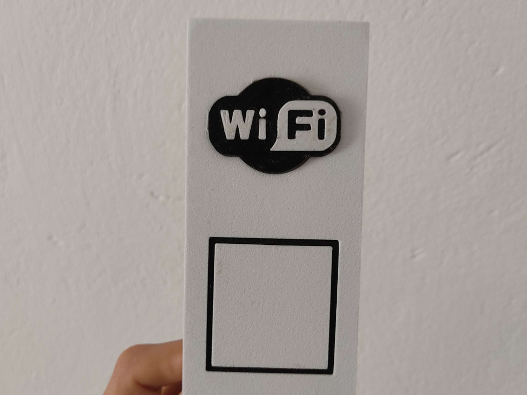 PLACA WIFI QR CODE 