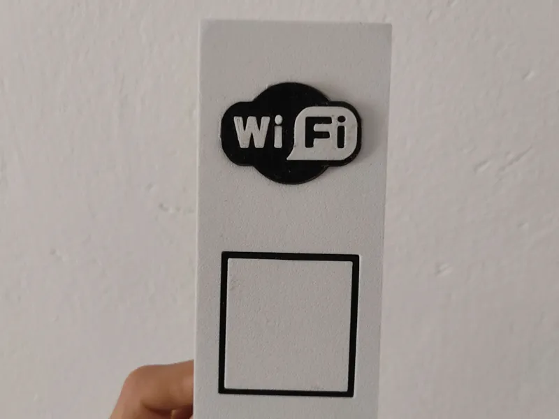 PLACA WIFI QR CODE 