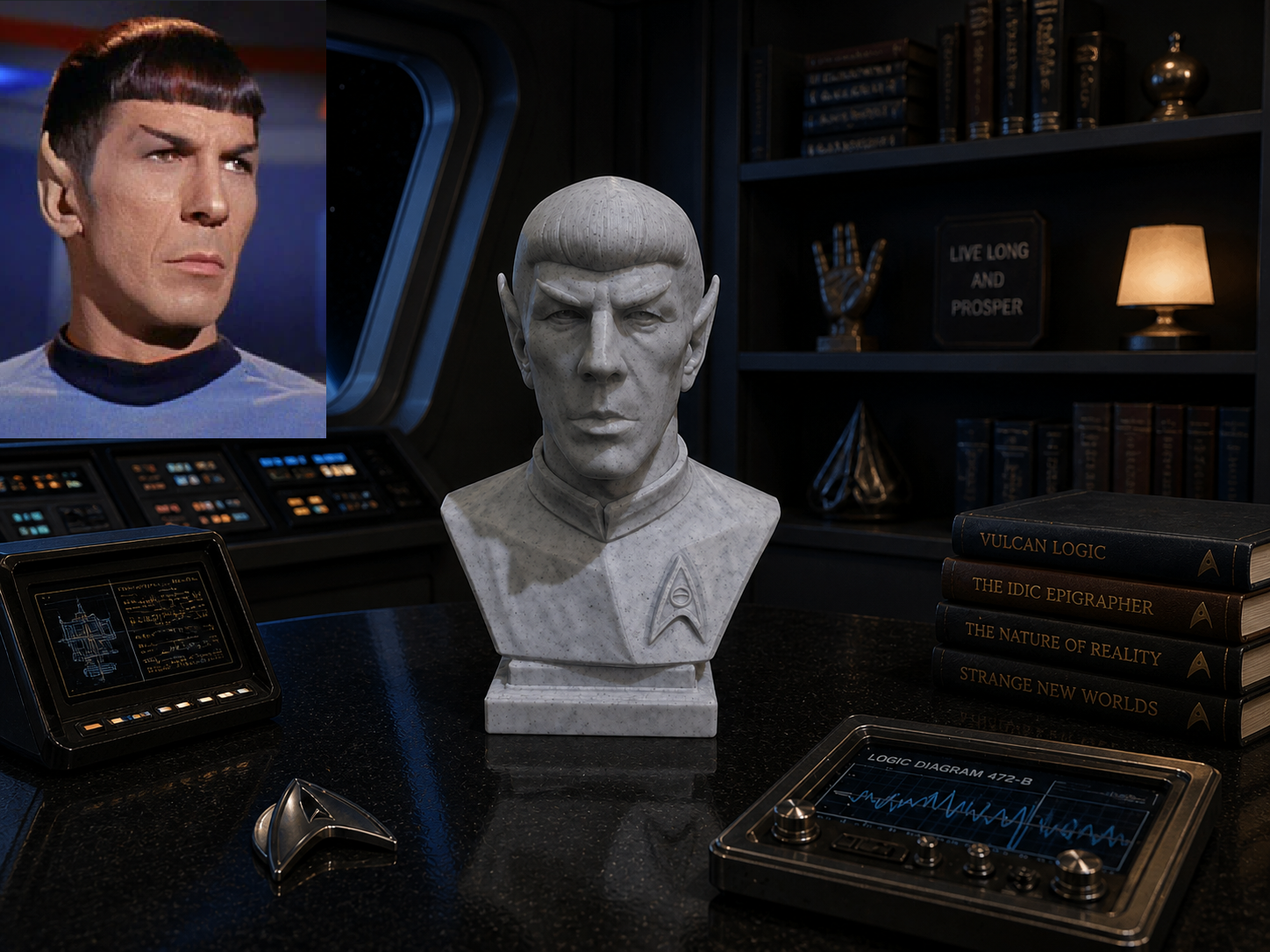 Leonard Simon Nimoy – Spock Version Bust