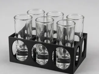 Porta bicchieri per frigo BAR - Organizer in ABS