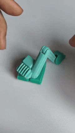 Articulated Excavator Toy