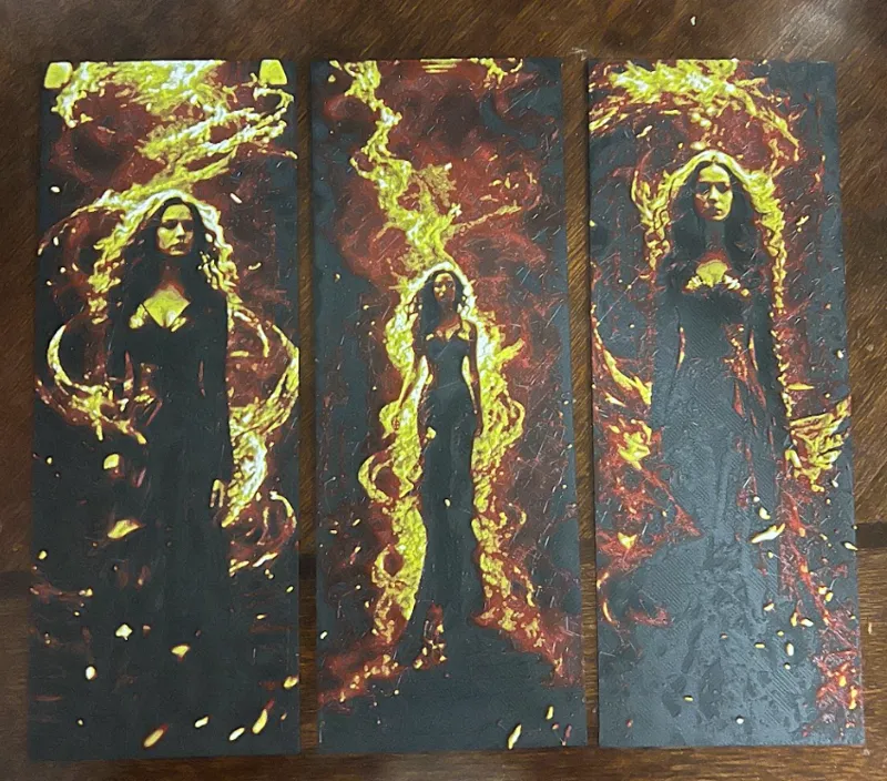 Set of 3 Bookmarks - Rise of Lady Phoenix - X-Men