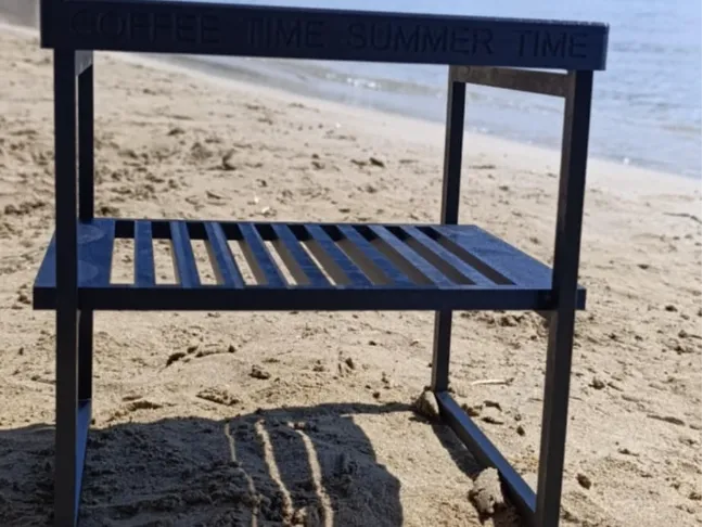Table décorative plage