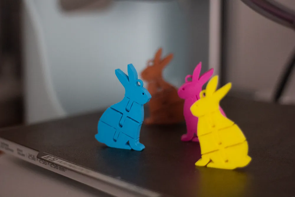 Flexi Rabbid Keychain Articulated by makerhek - MakerWorld